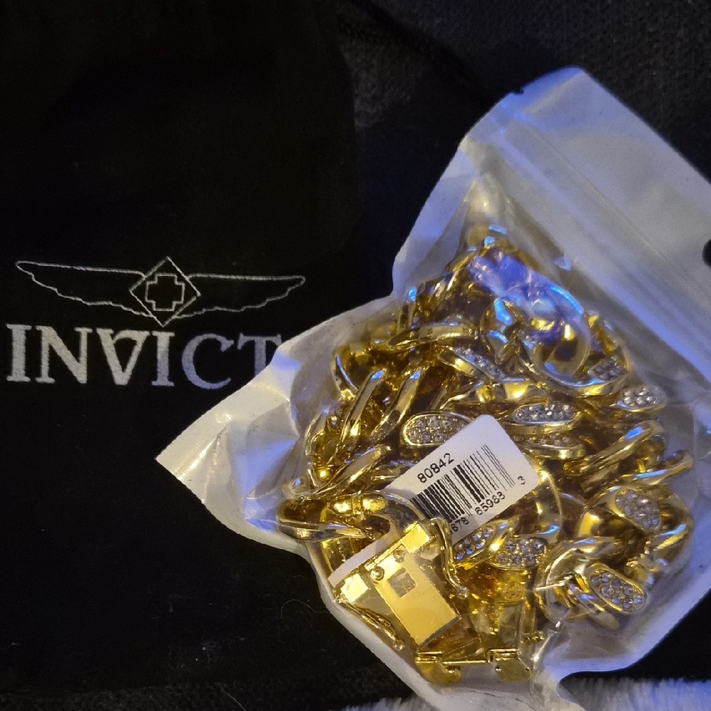 Invicta Gold and Silver Watch Accessories